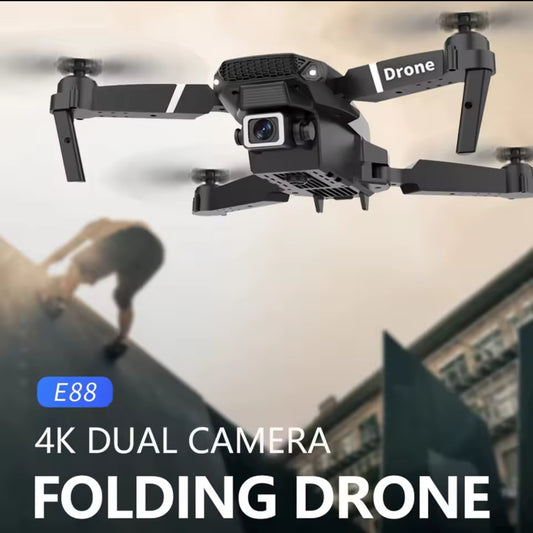 Professional Drone E88 4K Wide Angle HD 1080P WiFi Camera
FPV height hold folding folding RC Drone Quadrotor Helicopter Drone toys for kids